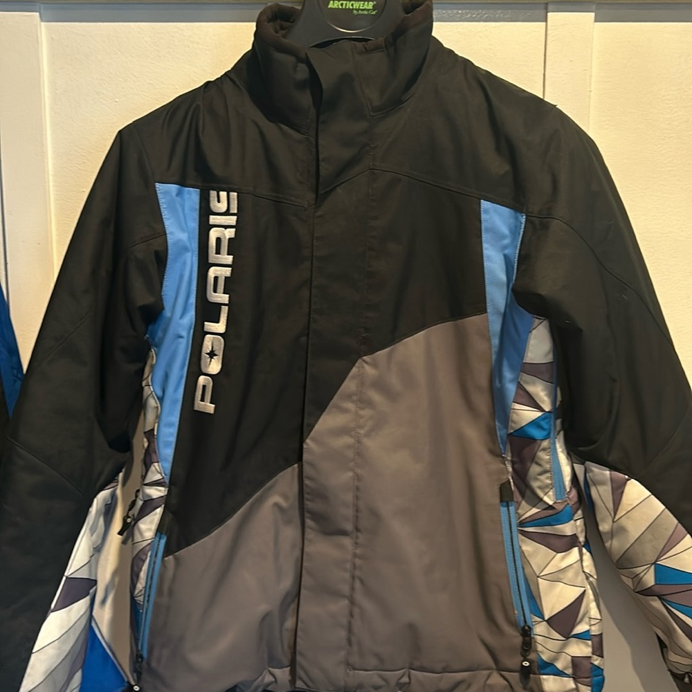Polaris Jacket Black and Blue Diva